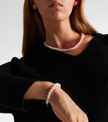 18kt gold bracelet with pearls | Mikimoto