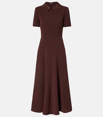 Embellished cady midi dress | Roland Mouret