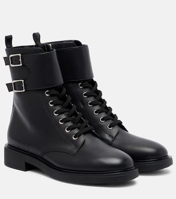 Ripley 레더 컴뱃 부츠 | Gianvito Rossi