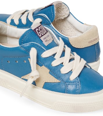 Sneakers May aus Leder mit Veloursleder | Golden Goose Kids
