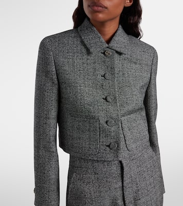 Cropped-Jacke aus Wolle  | Gucci