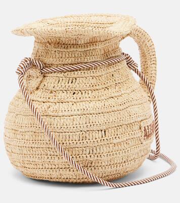 Michelle 라피아 크로스 백 | Alémais