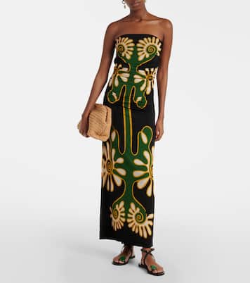 Daphne printed jersey maxi dress | Cala de la Cruz