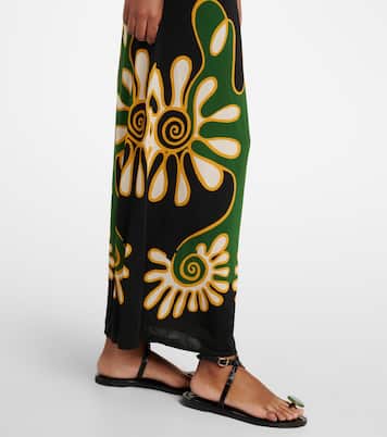 Daphne printed jersey maxi dress | Cala de la Cruz