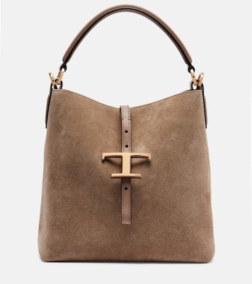 Tote Bag T Timeless aus Veloursleder | Tod's