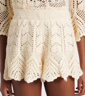 Awaken lace crochet shorts | Zimmermann