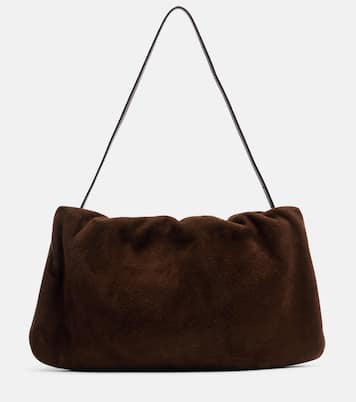 Bourse Medium suede shoulder bag | The Row