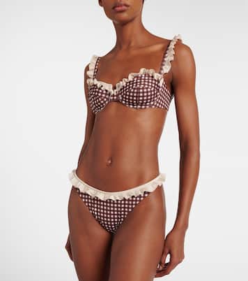 Angela gingham bikini bottoms | Bananhot