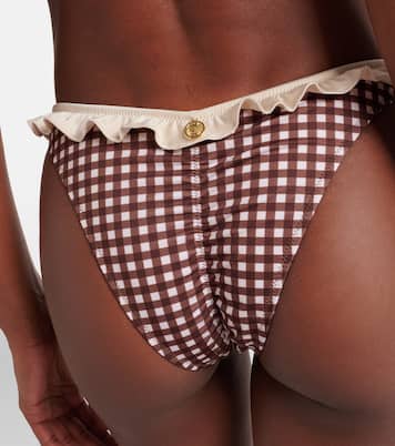 Angela gingham bikini bottoms | Bananhot