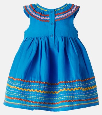 Baby embroidered linen and cotton dress | Stella McCartney Kids