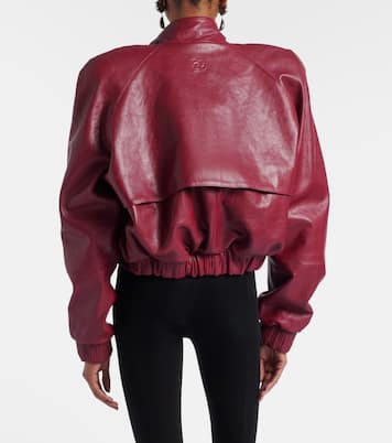 Cropped leather jacket | Magda Butrym