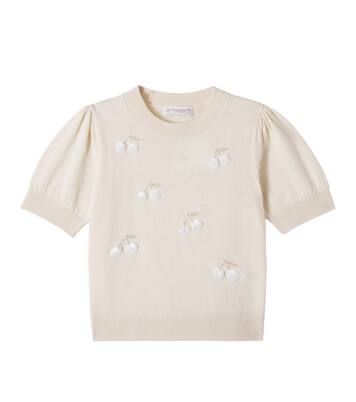 Leola sequined wool and cotton sweater | Bonpoint