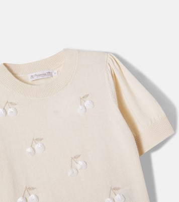 Leola sequined wool and cotton sweater | Bonpoint