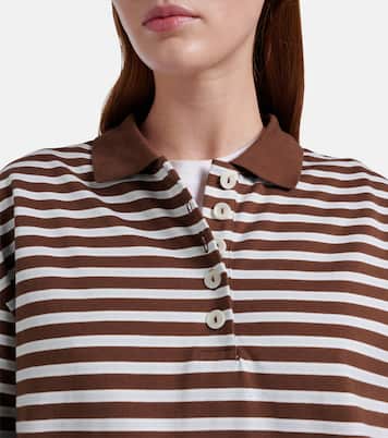 Polo oversize rayé en coton | Róhe