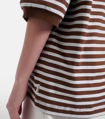 Polo oversize rayé en coton | Róhe