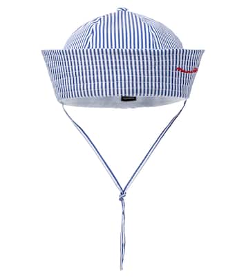 Baby - Cappello a righe in misto cotone | Monnalisa