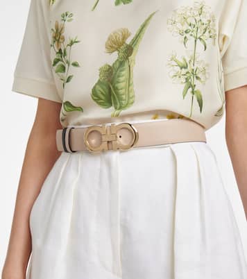 Cinturón Gancini de piel reversible | Ferragamo