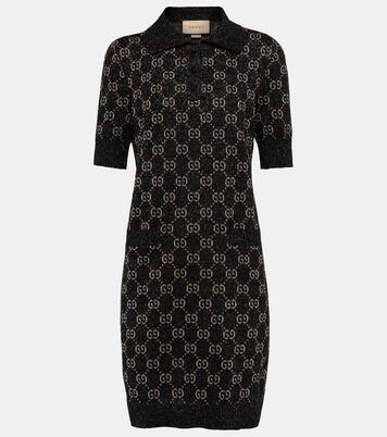 Vestido corto GG en jacquard | Gucci