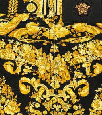Barocco cotton-blend jeans | Versace Kids