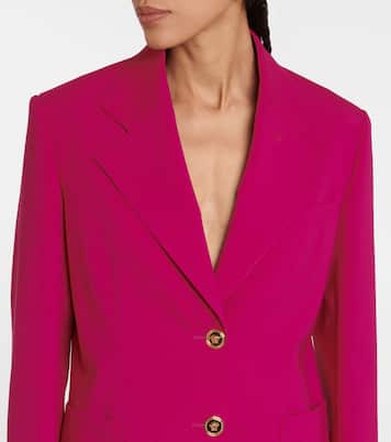 Wool-blend blazer | Versace