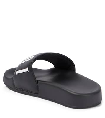 Mules en cuir à logo | Amiri Kids