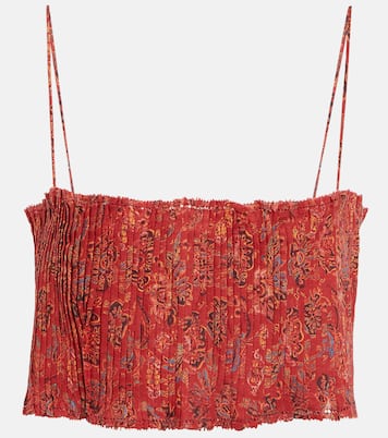 Cropped-Top Allegra aus Ramie | SIR