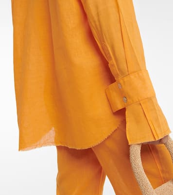 Camisa de algodón y lino | Bananhot