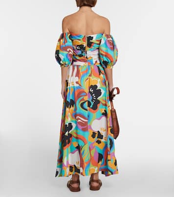 Top cropped con scollo bardot | Etro