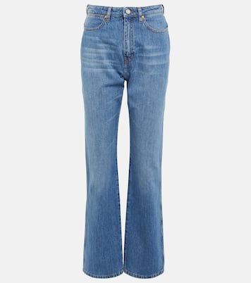 Jeans rectos Fulham de tiro alto | Joseph