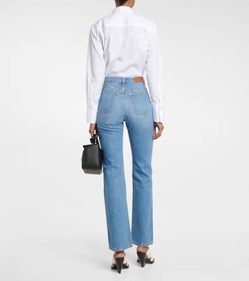 Jeans rectos Fulham de tiro alto | Joseph