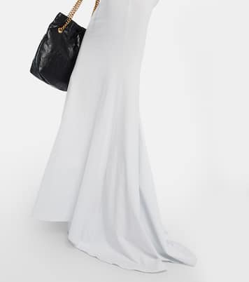 Vestido largo en mezcla de algodón | Balenciaga