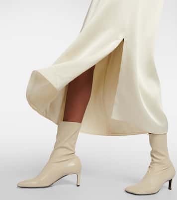 Robe midi en satin | Jil Sander