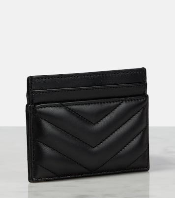 Kartenetui Cassandre aus Matelassé-Leder | Saint Laurent