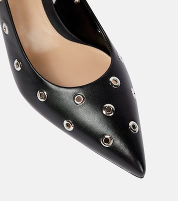Verzierte Slingback-Pumps Lydia aus Leder | Gianvito Rossi