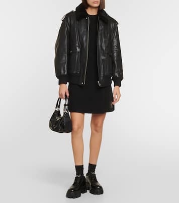 Bomberjacke aus Leder | Prada