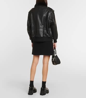 Bomberjacke aus Leder | Prada