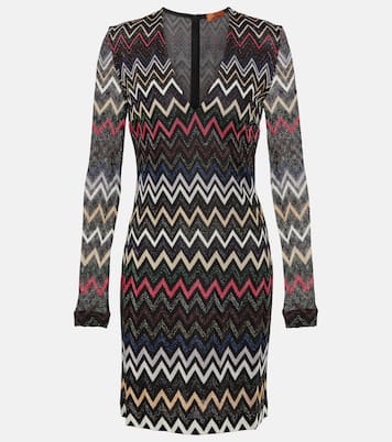 Zig-zag lamé minidress | Missoni