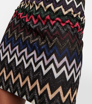 Zig-zag lamé minidress | Missoni
