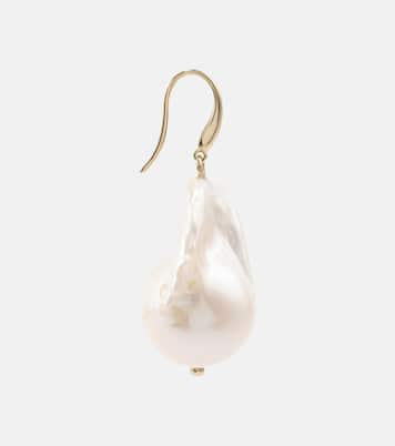 Boucles d'oreilles en or 14 ct et perles | Mateo