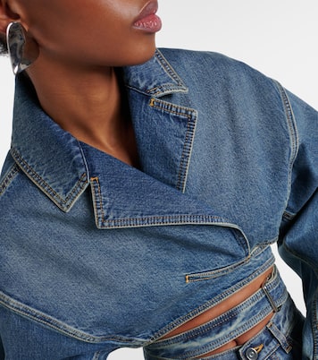 Giacca cropped di jeans | Alaïa