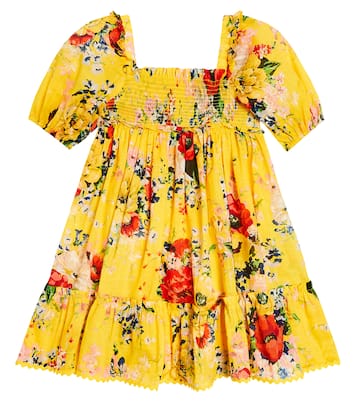 Robe Alight en coton à fleurs | Zimmermann Kids