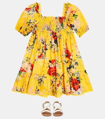 Robe Alight en coton à fleurs | Zimmermann Kids