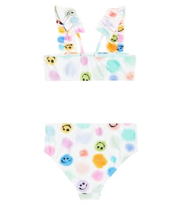 Polka-dot ruffled bikini | Molo