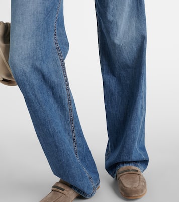 Jeans rectos de tiro alto | Brunello Cucinelli