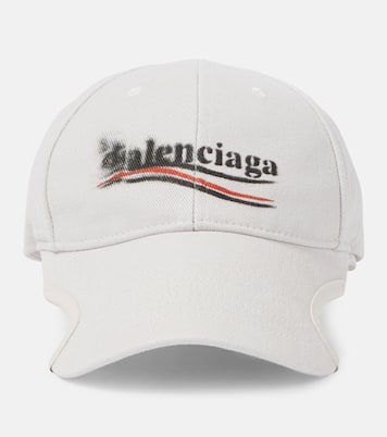 Gorra de dril de algodón con logo | Balenciaga