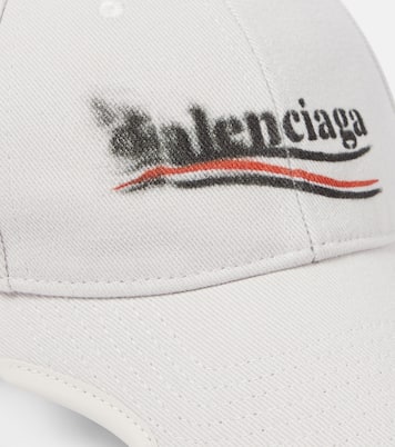 Gorra de dril de algodón con logo | Balenciaga