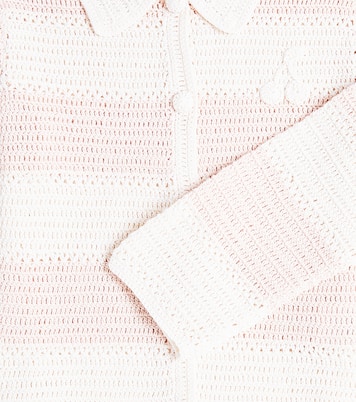 Cardigan Faro rayé en coton | Bonpoint
