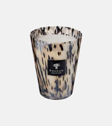 Pearls Black Large scented candle | Baobab Collection