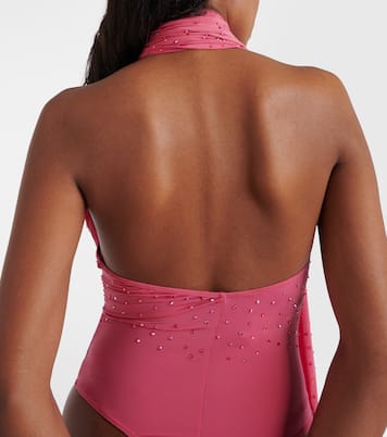 Body de jersey con cristales | Alex Perry