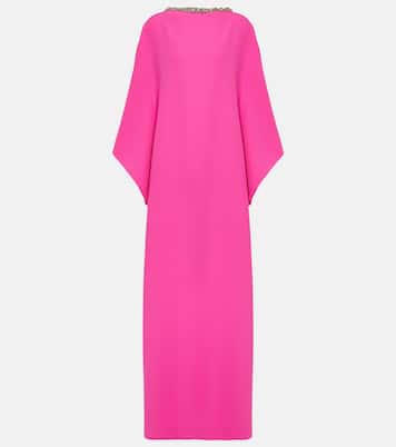 Verzierte Robe Amarella aus Crêpe | Safiyaa